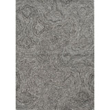 8'X10' Grey Hand Tufted Abstract Indoor Area Rug