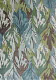 118 X 158 Blue Polypropylene Rug