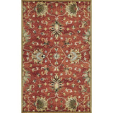 3' X 5' Sienna Medallion Vines Wool Rug
