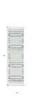 94 X 130 Ivory Grey Polyester Rug