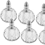 Individual Silver Crystal Salt And Peppers Gift Boxed 6 Pc Set