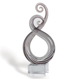 10 Multicolor Art Glass Centerpiece