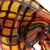 9 Multicolor Large Bull Art Glass