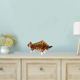 9 Multicolor Large Bull Art Glass