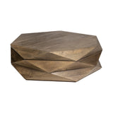 S2 Solid Wood Black Metal Nesting Coffee Tables