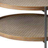 Rectangular Solid Wood Top And Base Coffee Table