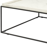 36" Brown Rectangular Coffee Table