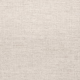 42" Cream And Wood Brown Linen Arm Chair