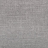 38" Gray And Wood Brown Linen Arm Chair