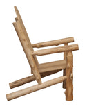 27" Natural Solid Wood Indoor Outdoor Arm Chair