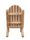27" Natural Solid Wood Indoor Outdoor Arm Chair