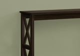 47" Espresso Console Table With Storage