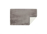 Luxe Faux Rabbit Fur Rectangular Rug 3' X 5' - Grey