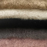 Luxe Faux Rabbit Fur Rectangular Rug 5' X 8' - Grey