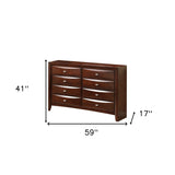 87" Two Doors Cherry Wood Tv Armoire