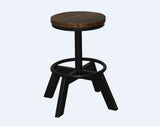 Modern Rustic Live Edge Acacia Wood End Table