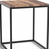 Set Of 3 Natural Wood Nesting Coffee And End Tables