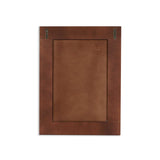 32" Brown Framed Accent Mirror