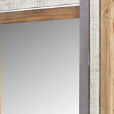 21" Brown Unframed Accent Mirror
