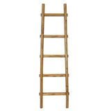 59" X 18" X 2" Brown Decorative Ladder Shelve