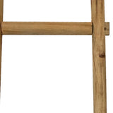59" X 18" X 2" Brown Decorative Ladder Shelve