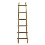 72" X 18"X 2" Brown Decorative Ladder Shelve
