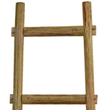 72" X 18"X 2" Brown Decorative Ladder Shelve