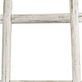 72" X 18" X 2" White Decorative Ladder Shelve