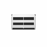 30" White Open Bookcase With Two Shelves