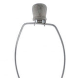 31" Gray Solid Wood Standard Table Lamp