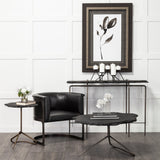 16" Brown Solid Wood Console Table