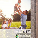 11X17 Natural Weathered Grey Picture Frame