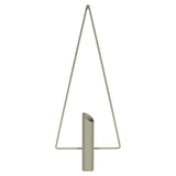 Gray Metal Triangular Planter Wall Decor