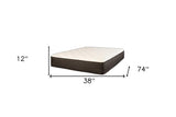 Bridget Twin 11.5" Luxury Firm Hybrid Mattress