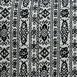 Chambray Blue And White Throw Pillow