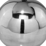 Set Of Two Shiny Polished Aluminum Spheres