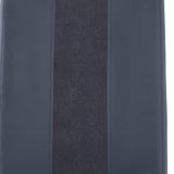 Set Of 4 Black Two Toned Dining Chairs With Silver Tone Metal Base