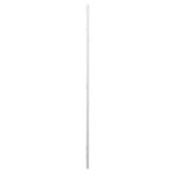 Rectangular Whitewash Window Pane Tile Mirror