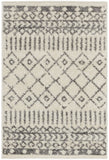 2' X 3' Gray Geometric Power Loom Area Rug