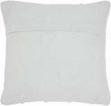 Pale Blue Chevron Detail Throw Pillow