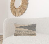 Bohemian Blue And White Lumbar Pillow