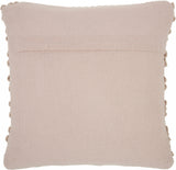 Xl Rose Pink Pom-Pom Detailed Throw Pillow
