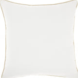 Cream Sequined Ombre Throw Pillow