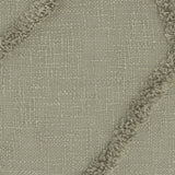 Dark Mustard Abstract Shaggy Detail Throw Pillow