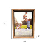 6” X 6” Rustic Farmhouse Gray Wood Shadow Box Frame