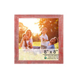 8” X 8” Rustic Farmhouse Espresso Wood Frame