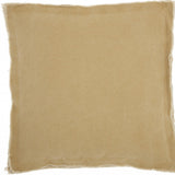 18" X 18" Yellow Cotton Solid Color Indoor Outdoor Lounge Chair Cushion Seat Cushion