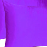 Fuchsia Dreamy Set Of 2 Silky Satin King Pillowcases