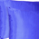 Bright Purple Dreamy Set Of 2 Silky Satin Standard Pillowcases