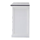 Modern Farmhouse Black And White Buffet Server